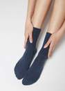 Calzedonia - DARK DENIM BLUE Short socks in Cotton with Cashmere