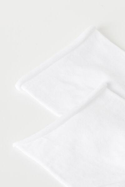 White Light Cotton Socks With Comfort Cuff, Women, , large image number 2