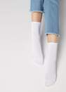 Calzedonia - White Non-Elastic Cotton Ankle Socks, Women