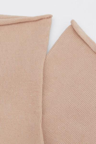 Pink Non-Elastic Cotton Ankle Socks, , large image number 1