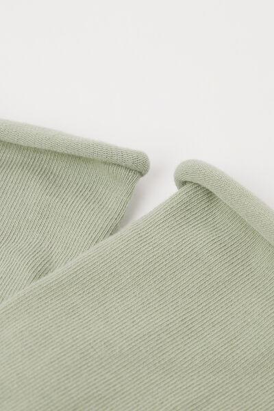 Green Non-Elastic Ankle Socks, 5501_434D, large image number 1