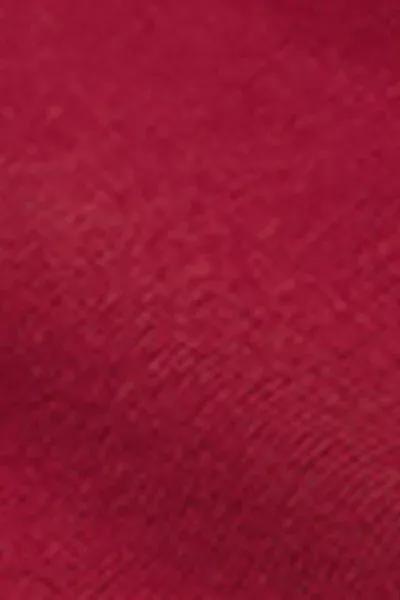 Red Non-Elastic Cotton Ankle Socks, 5501_613D, large image number 2