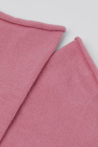 Pink Non-Elastic Cotton Ankle Socks, 5501_705D, large image number 1