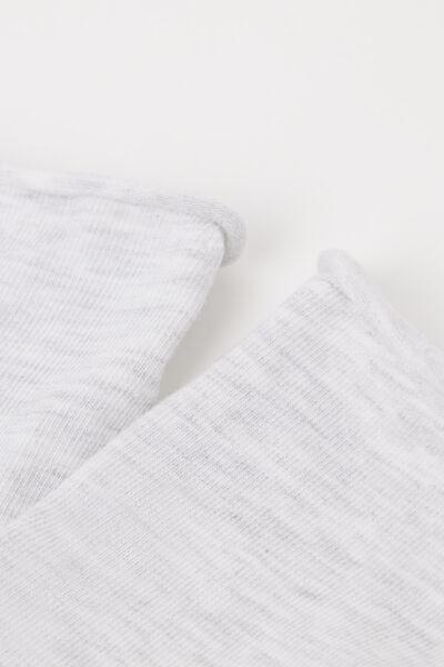 Grey Non-Elastic Ankle Socks, , large image number 1