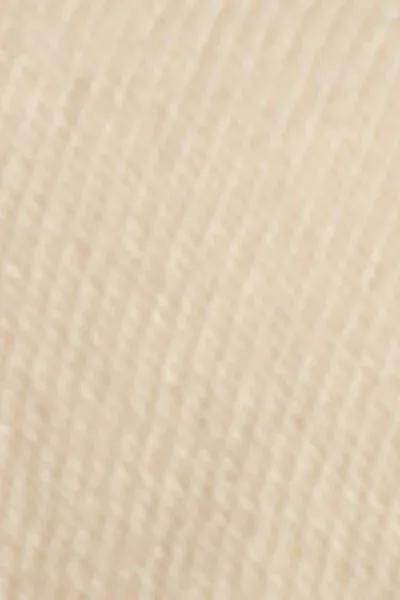 Cream Non-Elastic Cotton Ankle Socks, 5501_9332, large image number 2