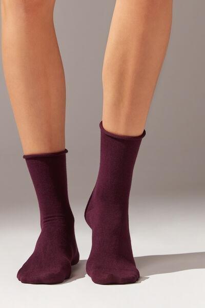 Non-Elastic Cotton Ankle Socks - Calzedonia