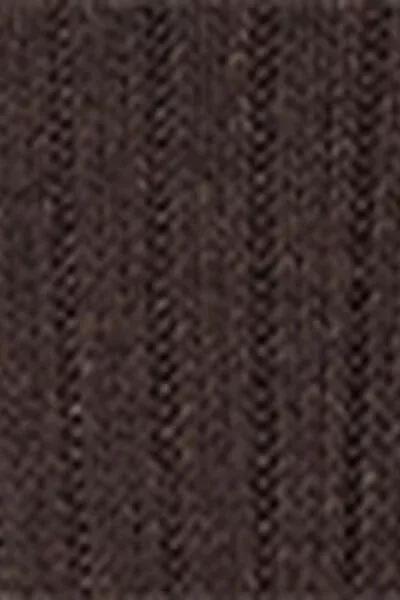 Brown Short Ribbed Socks, Chestnut Brown, large image number 3