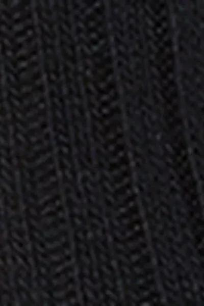 Blue Short Ribbed Socks, Blue, large image number 4