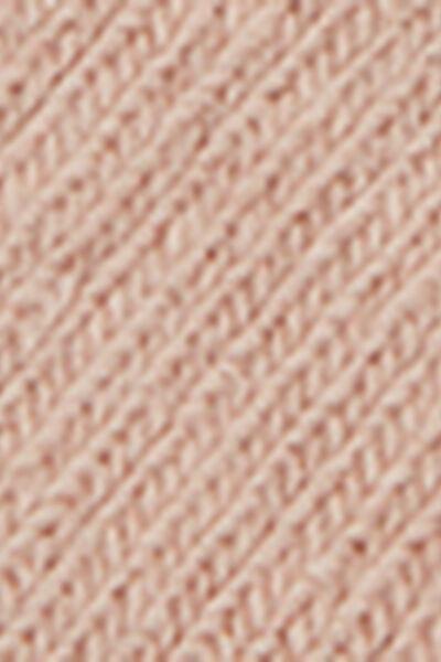 Pink Short Ribbed Socks With Wool And Cashmere, 5501_387D, large image number 2