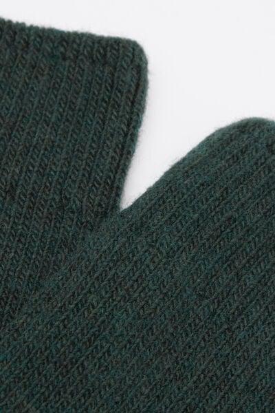 Green Short Ribbed Socks With Wool And Cashmere, 5501_617D, large image number 2