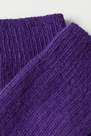 Calzedonia - Purple Short Ribbed Socks With Wool And Cashmere