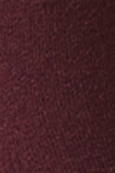 Burgundy Ankle Socks, 5501_174D, large image number 2