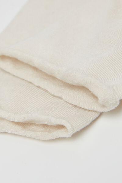 White Ankle Cotton Socks, 5501_393D, large image number 1