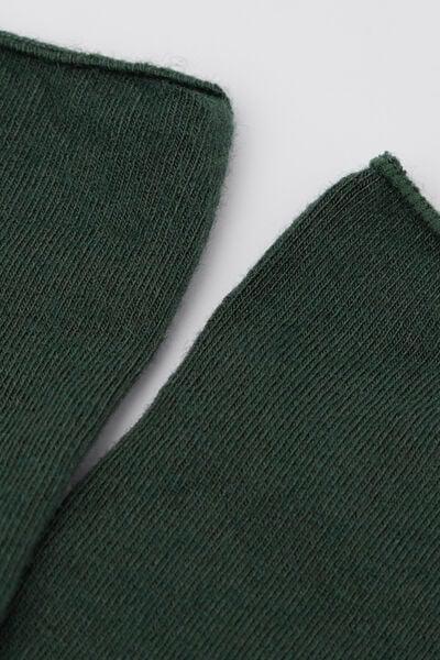 Green Ankle Cashmere Socks, 5501_617D, large image number 1