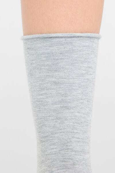 Grey Ankle Cashmere Socks, 5501_891D, medium