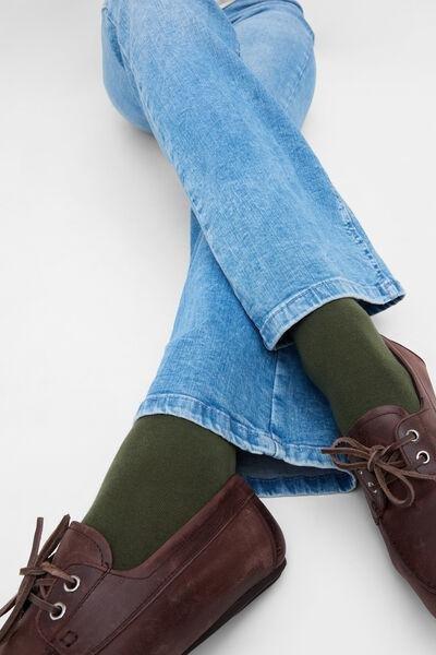 Green Ankle Cashmere Socks, 5501_893D, large image number 3
