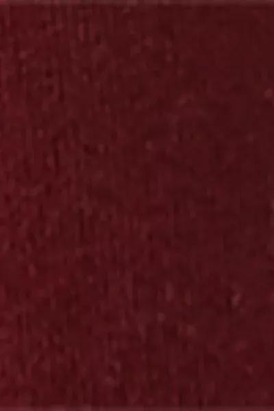 Red Ankle Cotton Socks, Dark Red, large image number 3