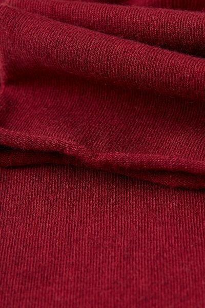 Red Cashmere Ankle Socks, , large image number 1