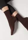 Calzedonia - Brown Ankle Socks With Cashmere, Women