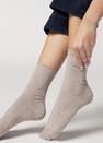 Calzedonia - NATURAL SAND BLEND Ankle Socks with Cashmere