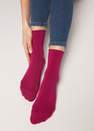 Calzedonia - Dark Pink Ankle Socks With Cashmere, Women