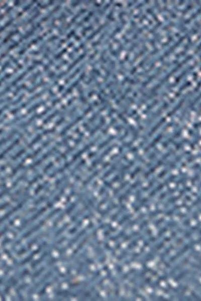 Blue Glitter Short Socks, 5501_056D, large image number 3