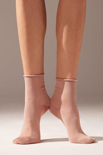 Calzedonia - Pink Glitter Short Socks