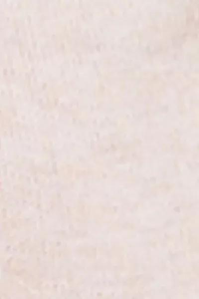 Cream Cuff Less Short Socks, 5501_155D, large image number 2