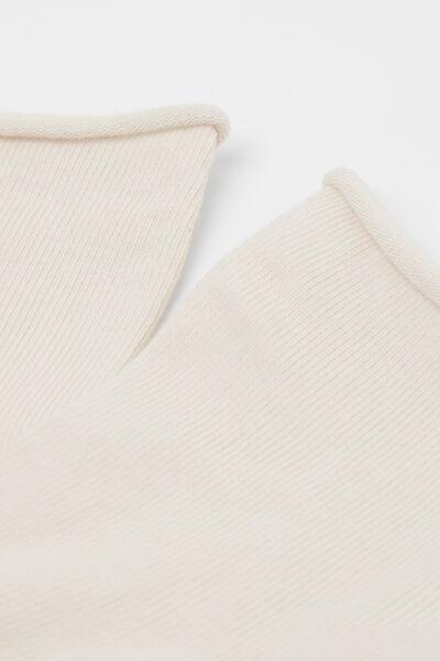 White Band less Short Cotton Socks, , large image number 2
