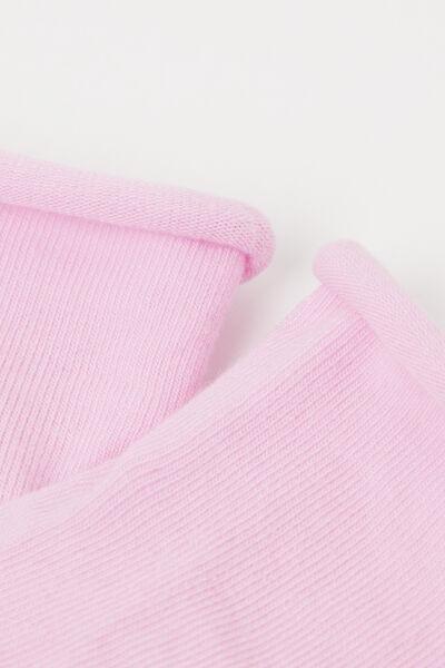 Pink Band Less Short Socks, , large image number 1