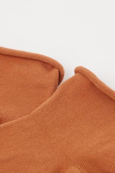Orange Band Less Short Socks, , large image number 1
