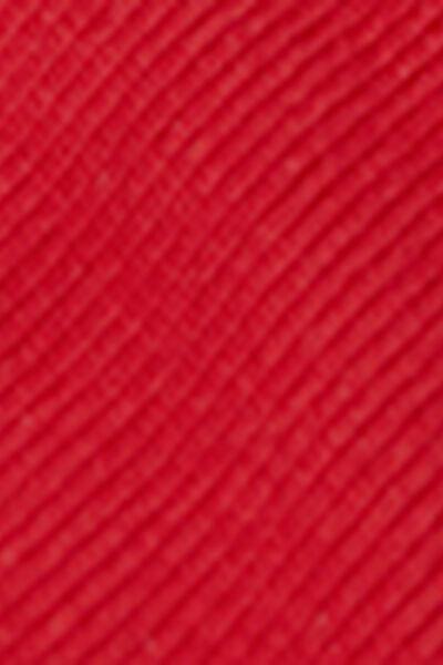 Red Band less Short Cotton Socks, 5501_697D, large image number 2