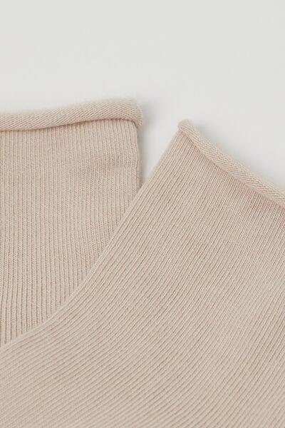 Beige Band less Short Socks, 5501_9985, large image number 1