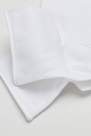 Calzedonia - جوارب قطنية بيضاء قصيرة للغاية منسوجة بدون أشرطة ، للنساء - مقاس واحد