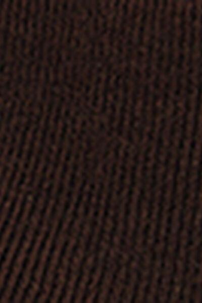 Brown Ribbed Socks, 5501_283D, large image number 2