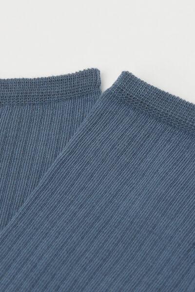 Blue Reiat Short Socks, 5501_406D, large image number 1