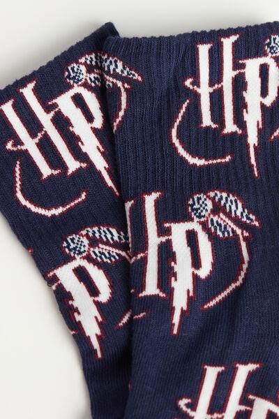 Navy Harry Potter Short Sport Socks, , large image number 4
