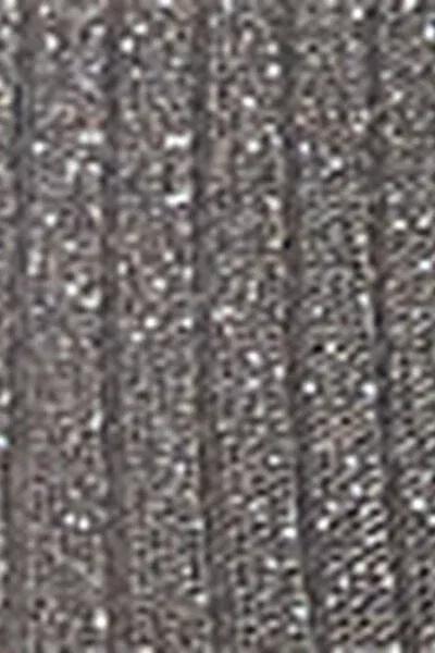 Grey Glitter Ribbed Socks, 5501_256D, large image number 4