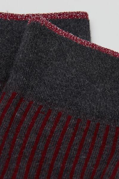 Grey Striped Socks, 5501_711, large image number 2
