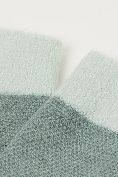 Green Sparkly Cashmere Socks, 5501_215D, large image number 5