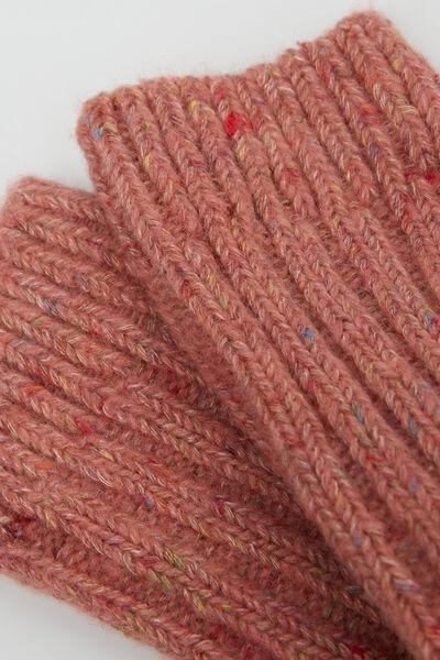 Pink Ribbed Socks, 5501_278D, large image number 2