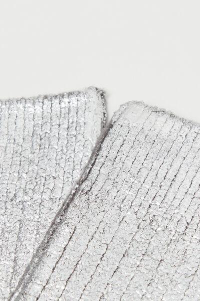 Grey Short-Sleeved Cotton Top, 5501_285D, large image number 2