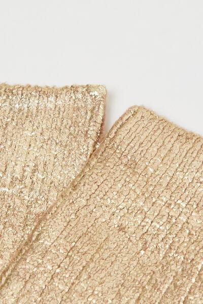 Gold Slipper Socks, 5501_286D, large image number 1