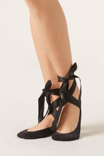 Black Invisible Ankle Socks, Black, large image number 0