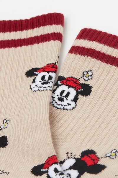 Beige Printed Socks, 5501_236D, large image number 1
