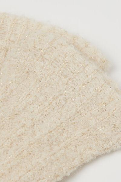 Beige Teddy-Effect Hand Warmers, 5501_355D, large image number 2
