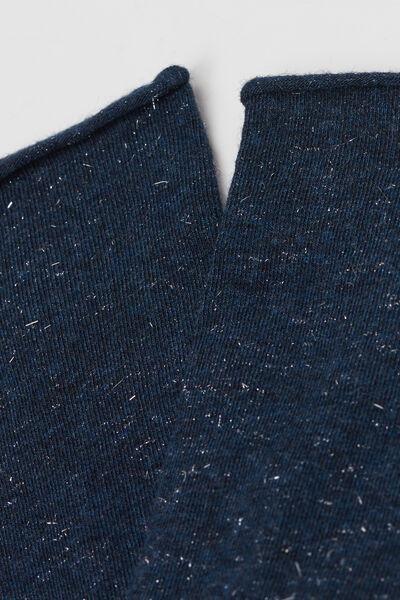 Navy Comfort Socks With Cashmere, 5501_183D, large image number 1