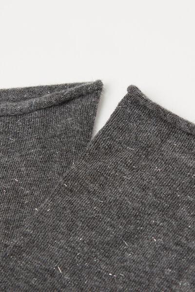 Grey Comfort Cashmere Socks, 5501_196D, large image number 1