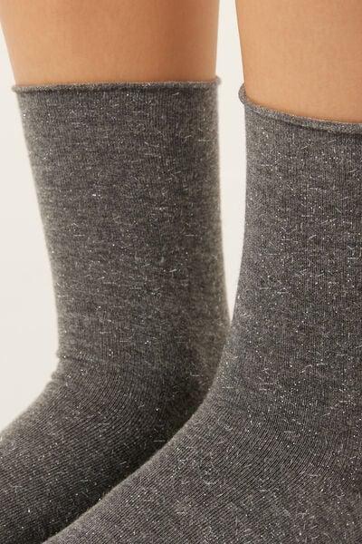 MID GREY BLEND CASHMERE Comfort Socks with Cashmere, 5501_196D, large image number 2