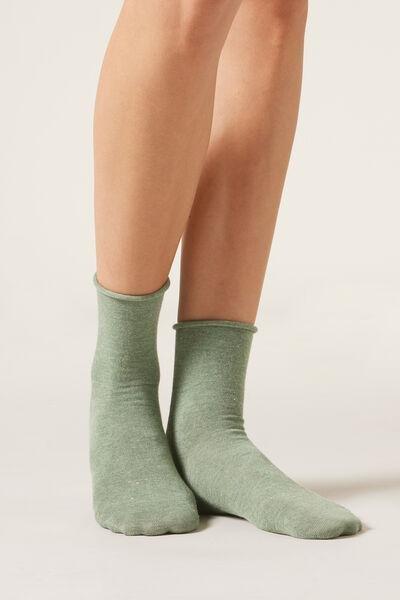 Green Comfort Socks With Cashmere, 5501_215D, large image number 1
